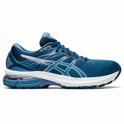 Asics Gt-2000 9 - Naisten Juoksukengät - Sininen/Harmaat